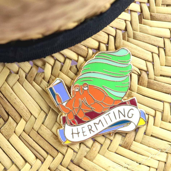 Hermiting Crab Lapel Pin