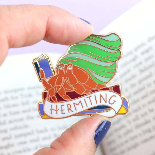 Hermiting Crab Lapel Pin