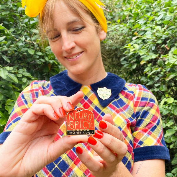 Neuro-spicy Lapel Pin