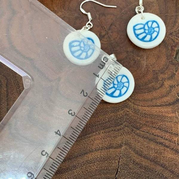 Kaydee Sea Shell Porcelain Earrings