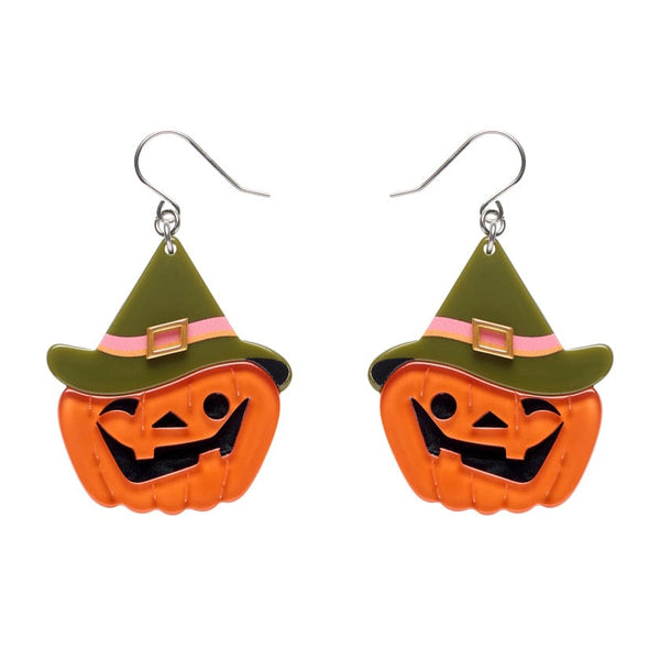 Witch O'Lantern Drop Earrings