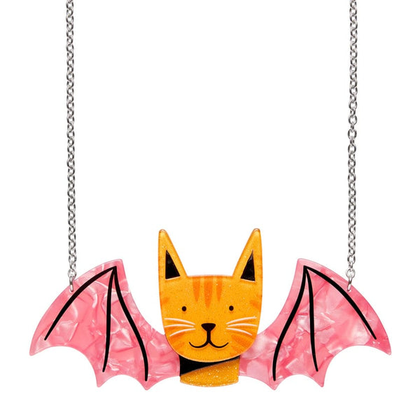 Winged Kitty Necklace