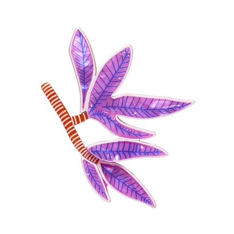 Gainful Gum Leaves Brooch