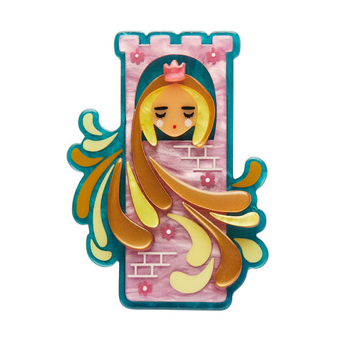 Let Your Hair Hang Down Brooch