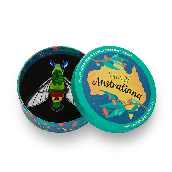 Glimmer the Hawk Moth Brooch