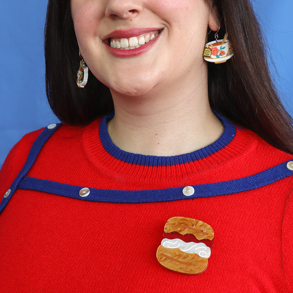 The Great British Scone Brooch