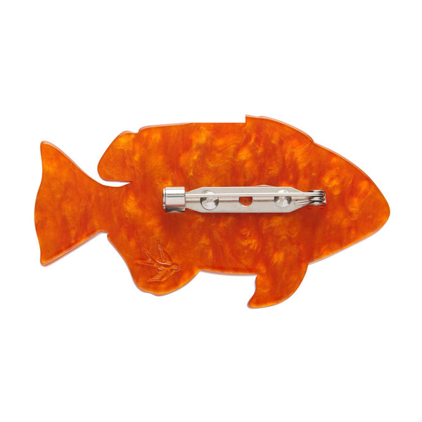 Harlequin Tuskfish Brooch