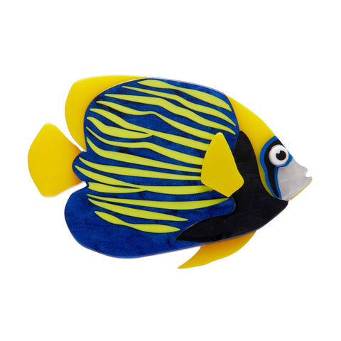Emperor Angelfish Brooch