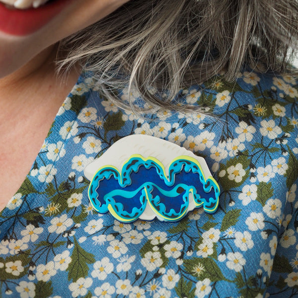 Giant Clam Brooch