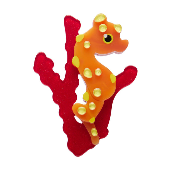 Pygmy Seahorse Brooch