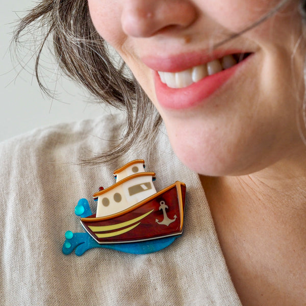 Seas the Day Brooch