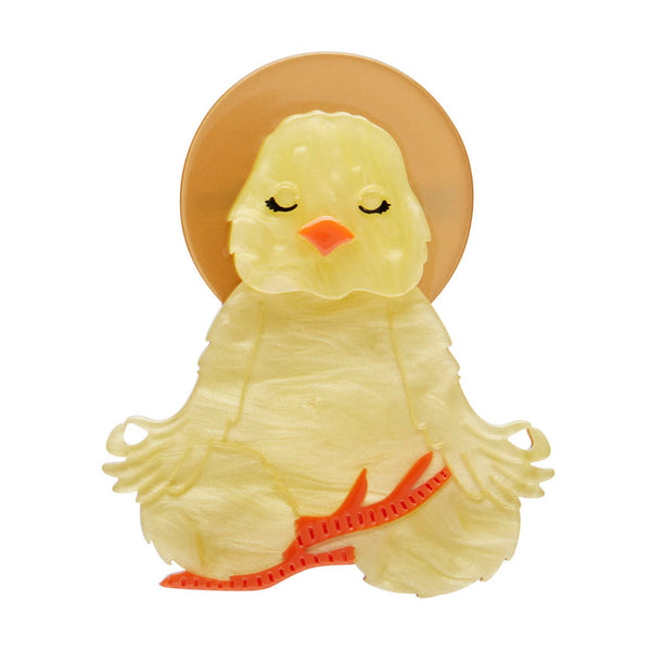 The Yoga Chick Brooch
