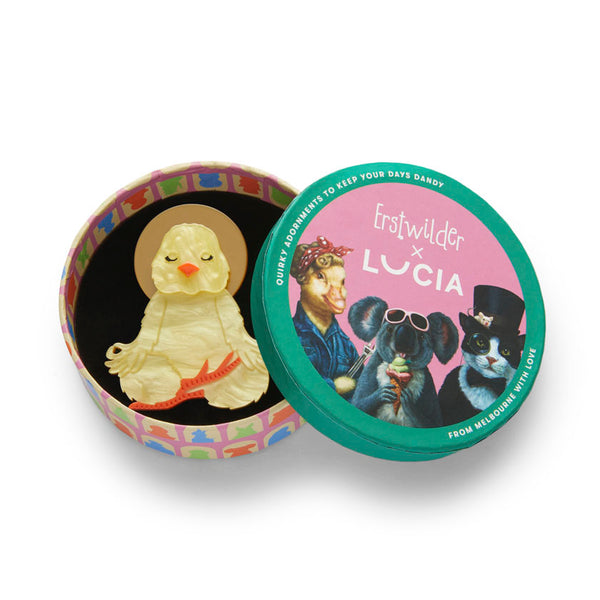 The Yoga Chick Brooch