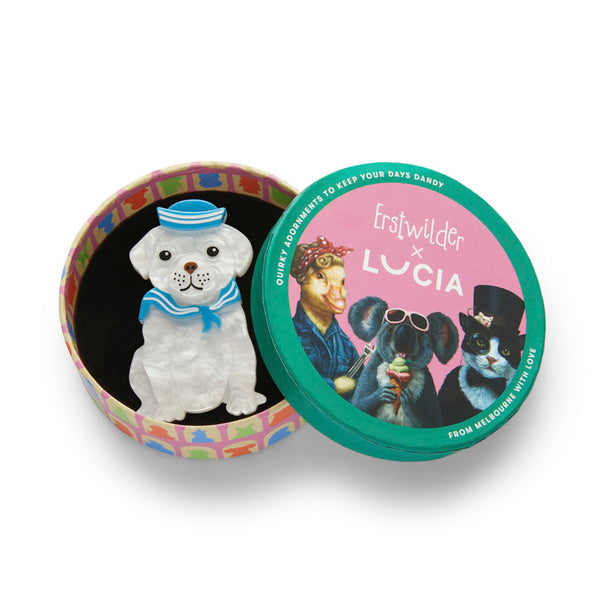 The Sailor Pup Brooch