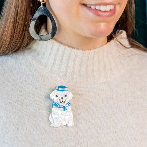 The Sailor Pup Brooch