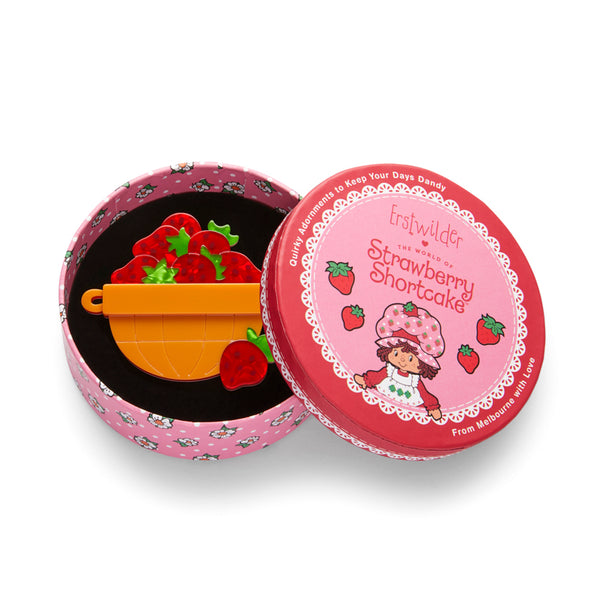 Strawberry Harvest Brooch - GIFT WITH PURCHASE ONLY