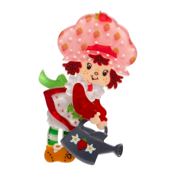 Strawberry Gardening Brooch