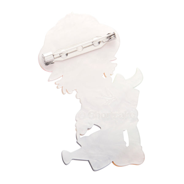 Strawberry Gardening Brooch