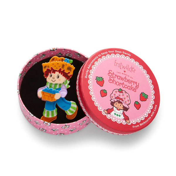 Huckleberry Pie Brooch