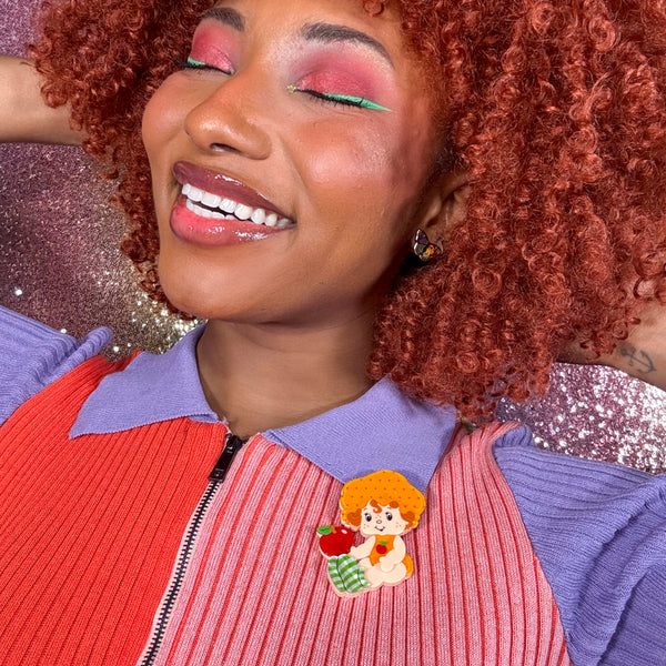 Apple Dumplin’ Brooch