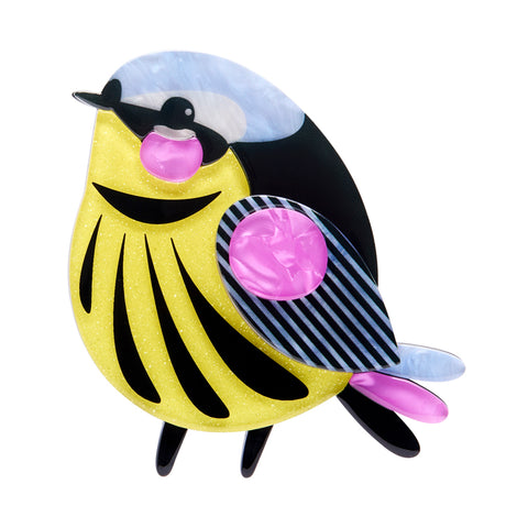 The Melodious Magnolia Warbler Brooch - Gift With Purchase ONLY