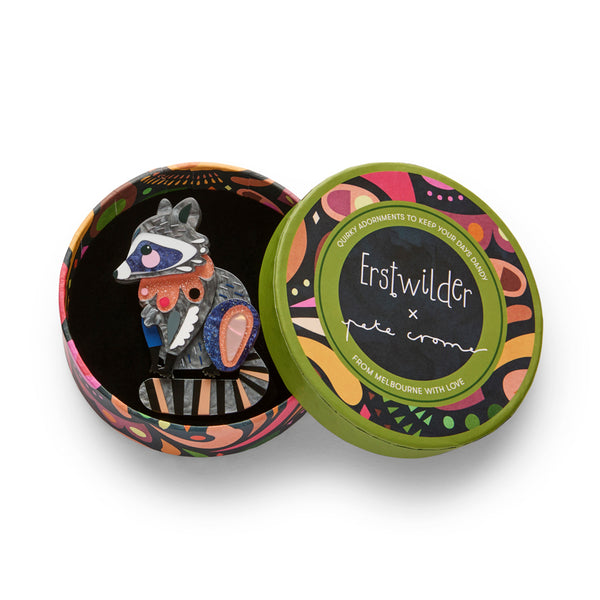 The Resourceful Raccoon Brooch