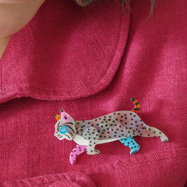 The Bohemian Bobcat Brooch