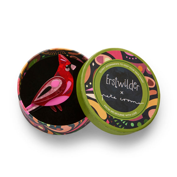 The Notable Northern Cardinal Brooch