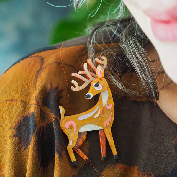 The Dainty Deer Brooch