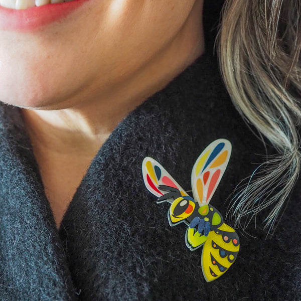 The Youthful Yellowjacket Brooch