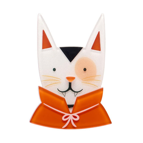 Fangtastic Kitty Brooch