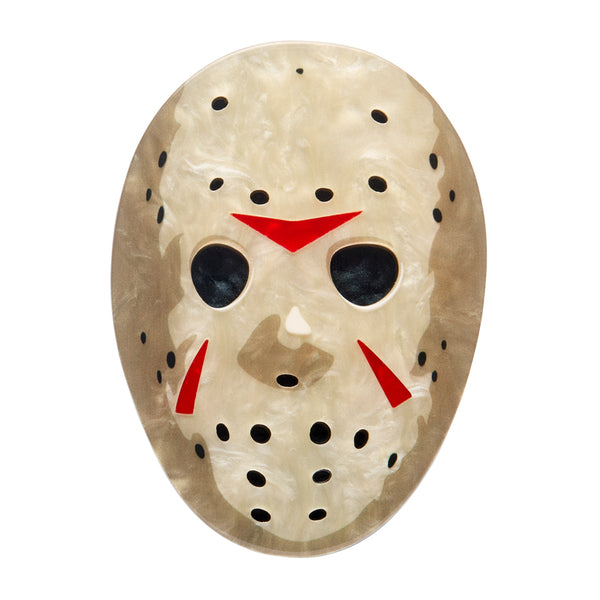Jason Voorhees Mask Brooch - Limit 1 per customer