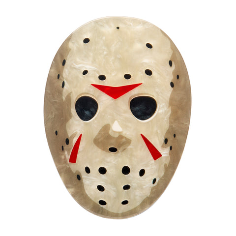 Jason Voorhees Mask Brooch - Limit 1 per customer