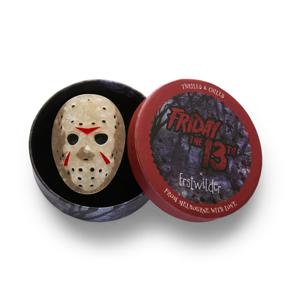 Jason Voorhees Mask Brooch - Limit 1 per customer