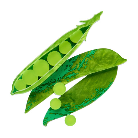 Peas Please Brooch