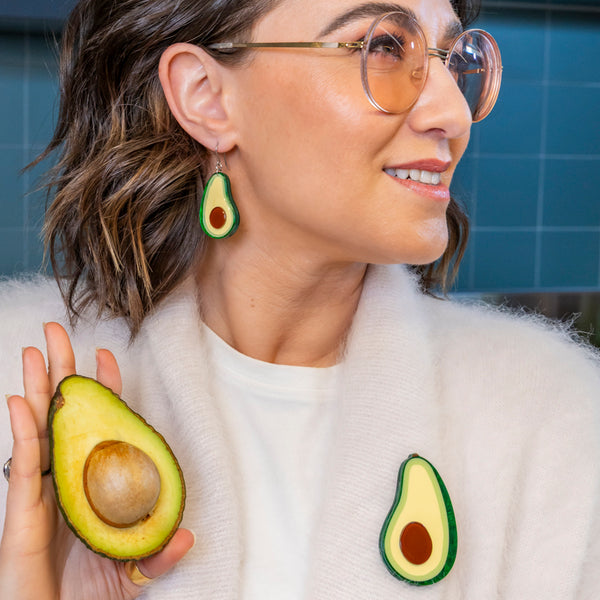 Avocado Affair Brooch