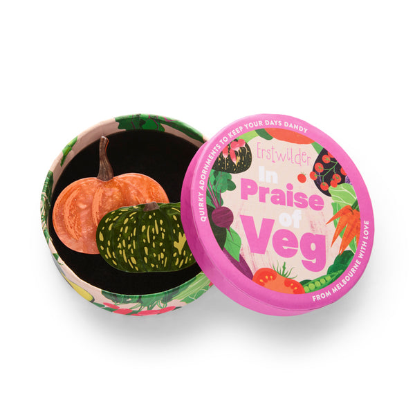 Purely Pumpkin Brooch