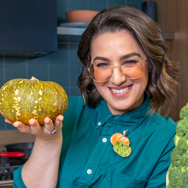 Purely Pumpkin Brooch