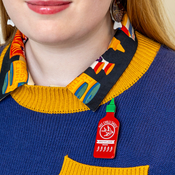 Turn Up the Heat Brooch