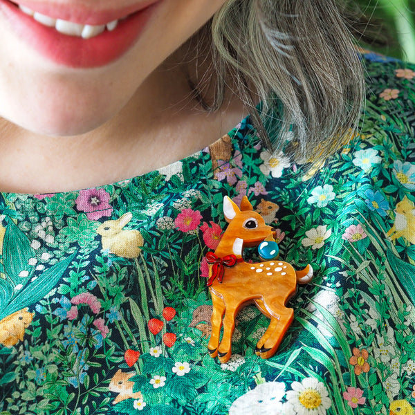 Darcy the Deer Brooch - GIFT WITH PURCHASE ONLY