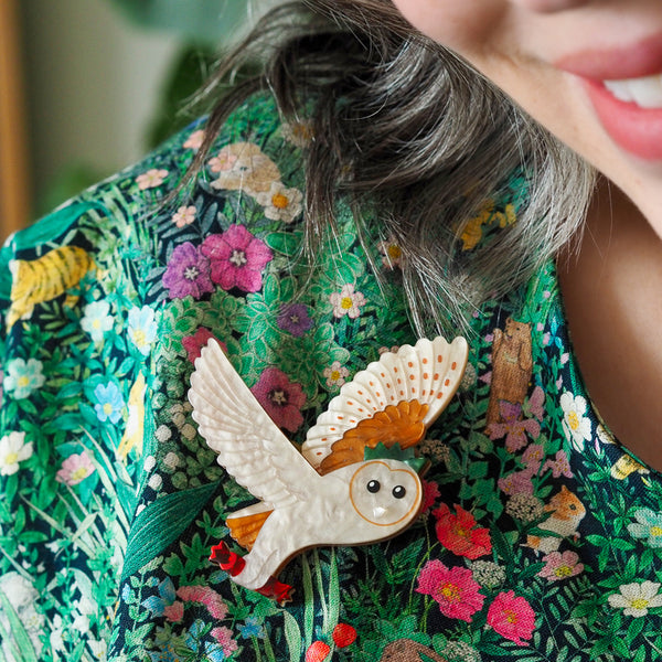 Otto the Owl Brooch
