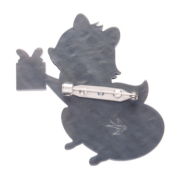 Rhi-Rhi the Raccoon Brooch - Limit 1 per customer