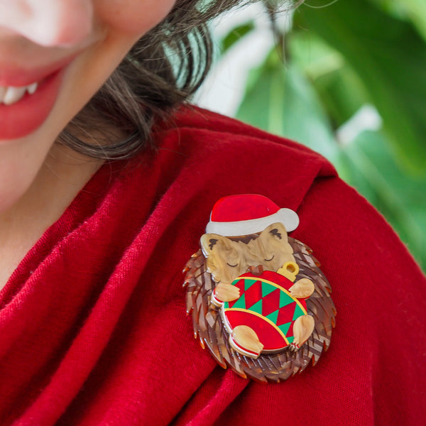 Hannah the Hedgehog Brooch