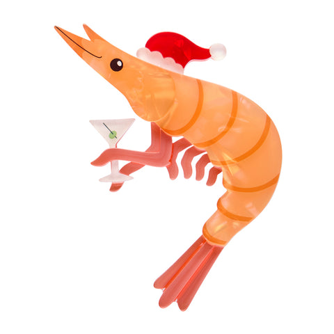 Pascal the Prawn Brooch - Limit 1 per customer