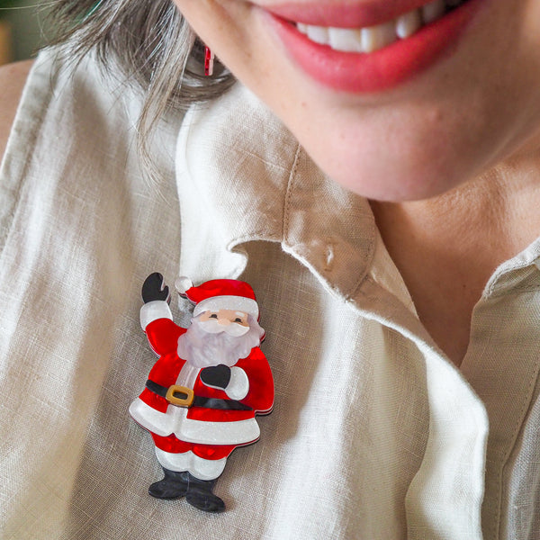 Santa’s Surprise Brooch
