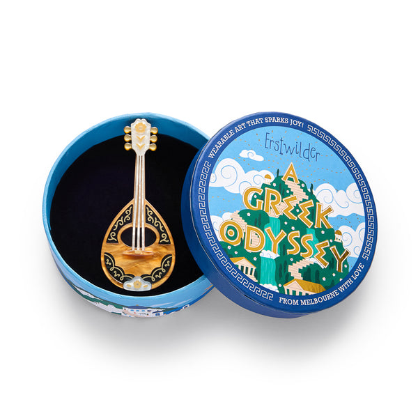 Play Bouzouki Brooch - Limit 1 per customer
