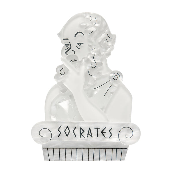 Socratic Method Brooch