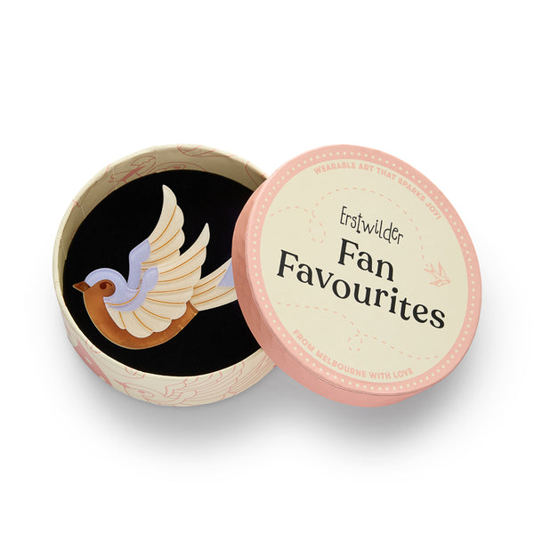 Fancie Jo Sparrow Brooch