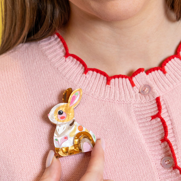 Maple the Bunny Brooch