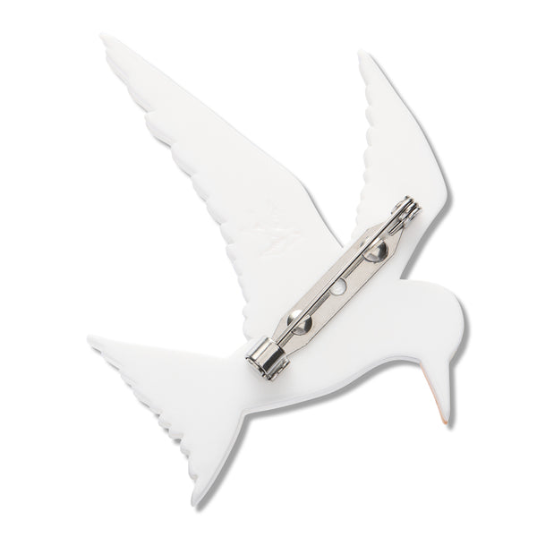 New Zealand Fairy Tern Brooch